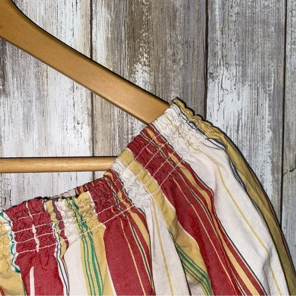 Striped Off-Shoulder Women's Top - Picture 4 of 5